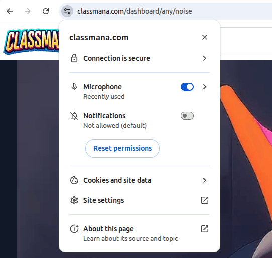 Άδειες μικροφώνου Chrome