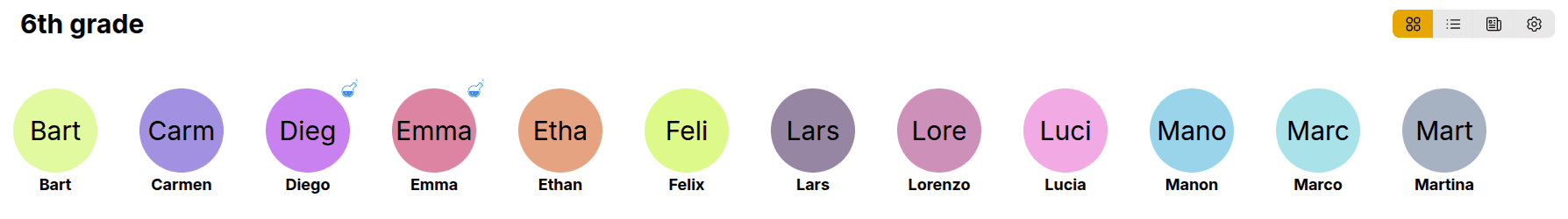 Πίνακας Ελέγχου Τάξης